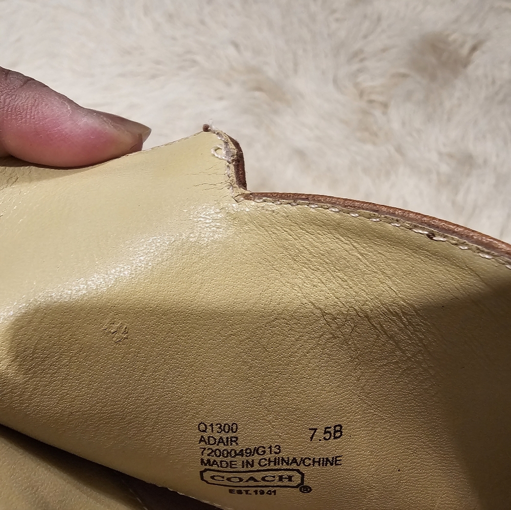 Coach Leather Tall Women Boots